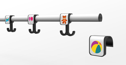 NIEUW "kleerhakenlijst"